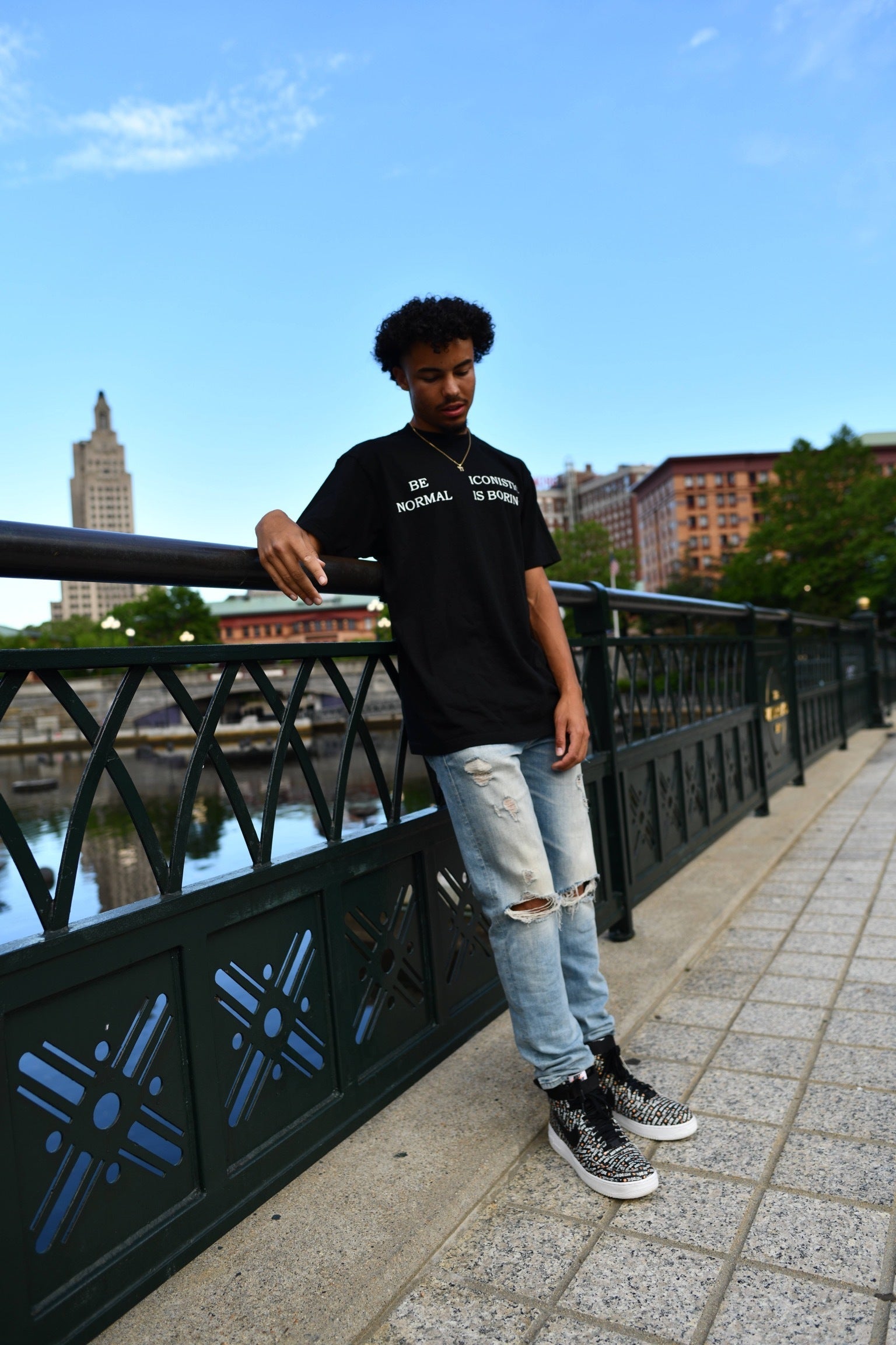 Perspective Drop Shoulder T-Shirt